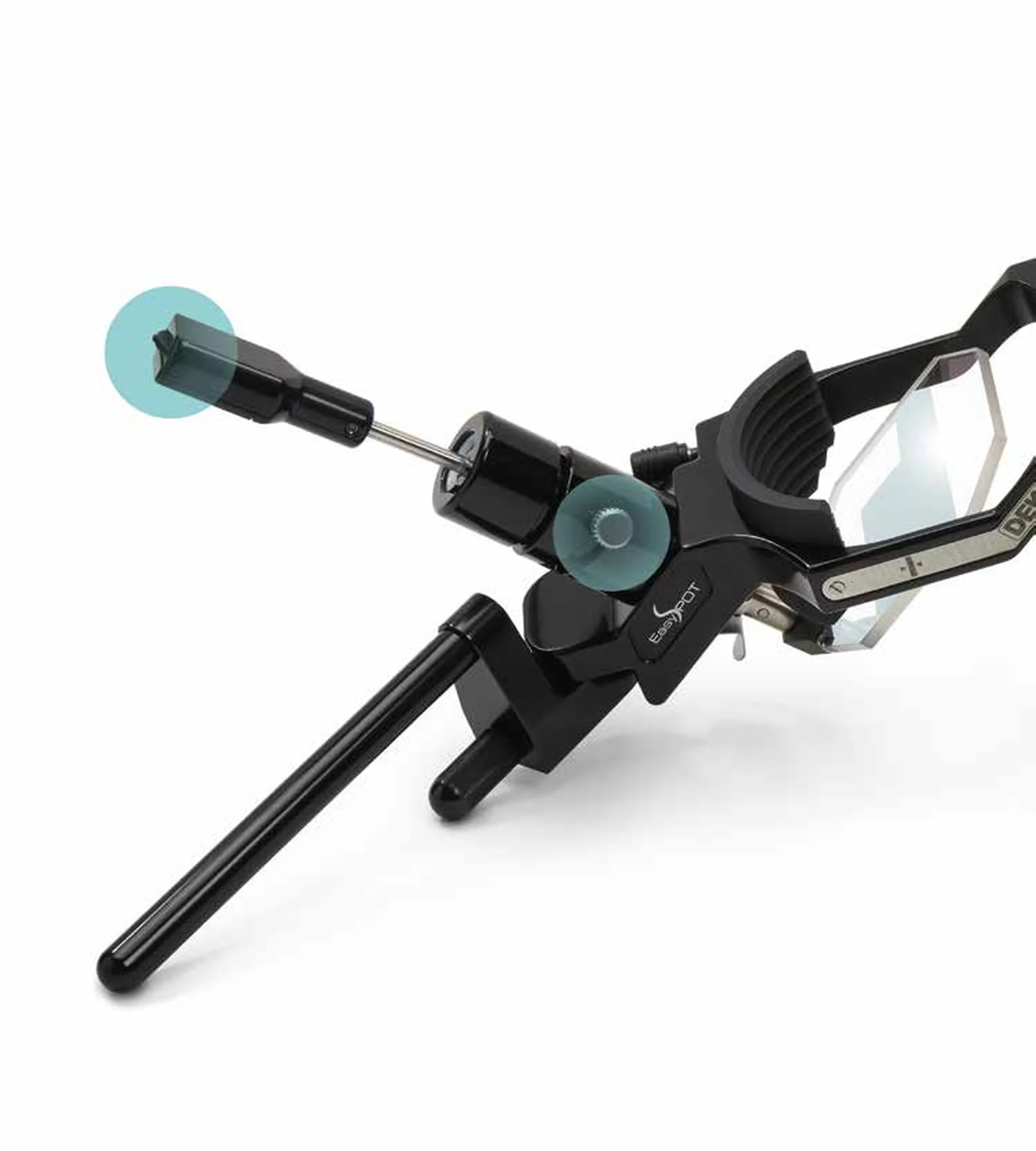 EasySpot Hybrid micromanipulator mounted for scan-assisted CO₂ laser microsurgery